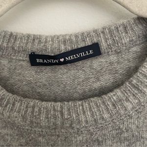 Brandy Melville grey sweater